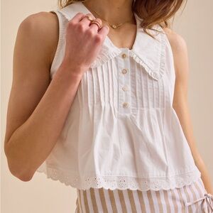 Altar’d State Danny Peter Pan Collar Tank